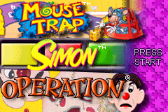 游戏3合1：Mouse Trap, Simon, Operation