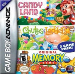 游戏3合1：Candy Land，Chutes and Ladders，Memory Candy Land